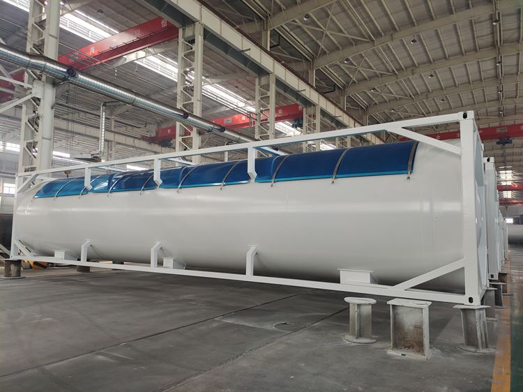 Asme Standard T50 40 ft Iso LPG Storage Tank ผู้ผลิตคอนเทนเนอร์ขายส่ง